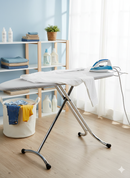 Asse da Stiro Confort Plus 125x48 cm con Supporto per Caldaia Estraibile In Acciaio