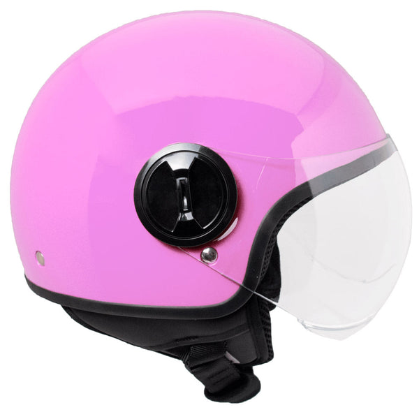 Casco Demi-Jet per Scooter Visiera Sagomata SKA-P 1 WH Wolli Glicine Varie Misure acquista