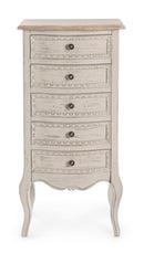 Cassettiera 5 Cassetti Clarisse in Legno