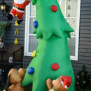 Albero di Natale Gonfiabile 155x93x224 cm con Luci a LED 