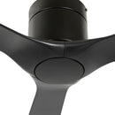 Ventilatore da Soffitto Reversibile a 3 Pale con 6 Velocità Ø132 cm Timer fino 8 Ore e Telecomando Nero