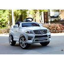 Macchina Elettrica per Bambini 6V con Licenza Mercedes Benz ML350 Bianca
