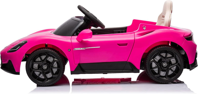 Macchina Elettrica per Bambini Licenza Ufficiale Maserati 10,8V 5Ah Rosa        