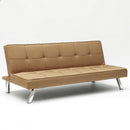 Divano Letto 175x83x74 cm in Tessuto Beige