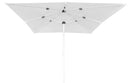 Ombrellone da Giardino 3x3 m Palo Ø48 mm in Alluminio e Poliestere Bianco