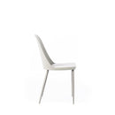Set 4 Sedie 46x55xH80 cm in Polipropilene Tamara Grigio Chiaro
