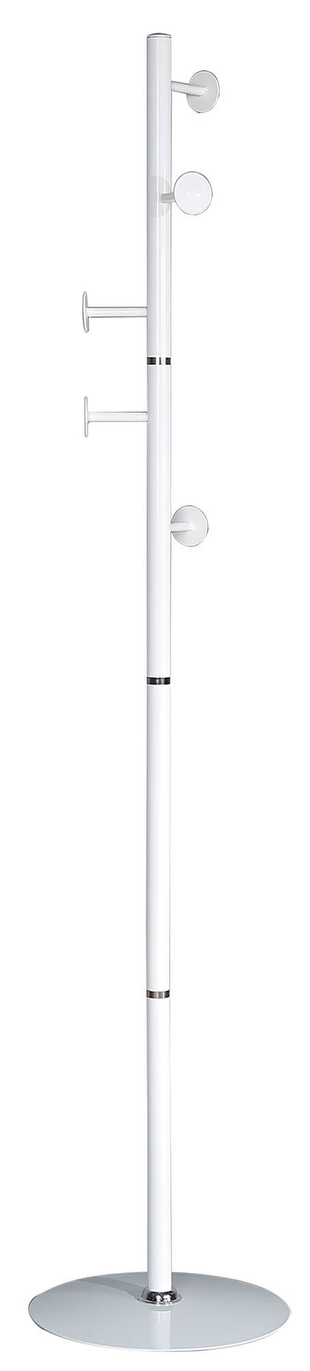 Appendiabiti da Terra Ø32x172 cm in Acciaio Motti Erie Bianco sconto