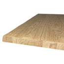 Tavolo Allungabile 140/190x90 cm Svalen Rovere Scortecciato Gambe Antracite      