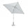 Ombrellone da Giardino 2x2 m Palo Ø38 mm Nice in Alluminio Bianco