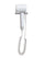 Asciugacapelli Professionale Compatto Vama PRO HAIR Motore Digitale Brushless 1500W con Base Murale Bianco