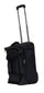 Borsone Trolley Bagaglio a Mano Ultraleggero con Ruote in Poliestere Ravizzoni Bacco Nero