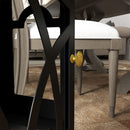 Camino a Bioetanolo da Pavimento 45x28x54 cm Bruciatore 1,2L Nero