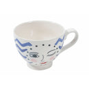 Set 3 Tazze 15x11,5x9 cm in Ceramica VdE Tivoli 1996 Vis a vis