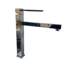 Rubinetto Cucina Miscelatore Monocomando Lavello Canna Dritta Girevole in Ottone Egeo Cromato