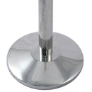 2 Colonnine Tendinastro 3 metri in Acciaio Inox Spazzolato Ø36x101 cm Nastro Verde