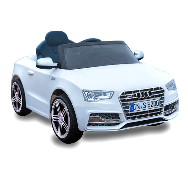 Macchina Elettrica per Bambini 12V con Licenza Audi S5 Cabrio Bianco acquista