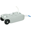 Serbatoio per Acqua da Campeggio 40L Tubo e Rubinetto Inclusi con Ruote Grigio  