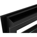 Camino a Bioetanolo Bifacciale Montefalco 120x15x40 cm Potenza 3 kW Struttura in Acciaio Nero