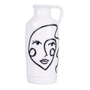 Vaso con Viso 13x11,4x26 cm  in Ceramica VdE Tivoli 1996 Vis a Vis