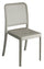 Sedia Impilabile da Giardino 46x53x86 cm in Polipropilene Tortora