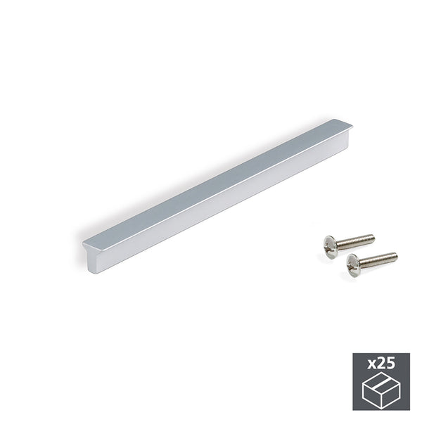 online Maniglie per Mobile Interasse 160 mm Alluminio Anodizzato Opaco 25 Pezzi Emuca
