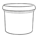 Vaso in Resina Tulli Cilindro Vicenza Classic Antracite Varie Misure