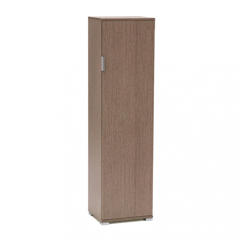 Portascope 40x33x151 h cm in Truciolare bilaminato Rovere grigio