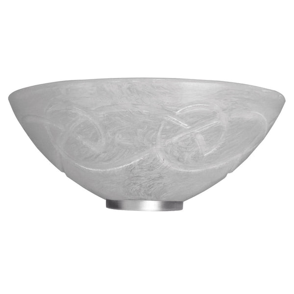 Applique 1xE27 Ganci Cromo Vetro Graffio Bianco E-Energy Ada online