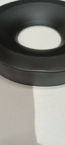 Pattumiera Gettacarte Ø25xh60 cm Autoestinguente In Acciaio Verniciato Nero Seconda Scelta