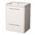 Mobile Lavatoio 65,5x50,5x87 cm 2 Cassetti Montegrappa Novella Dipiù Bianco