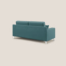Divano 2 Posti 166x95x91 cm in Tessuto Azzurro