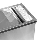 Cestino Gettacarte Posacenere 30,6x60x24,5 cm in Acciaio 17L per Interno Esterno