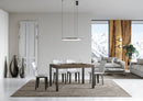  Tavolo Allungabile 140-244x90x77 cm Everyday Noce Gambe Antracite