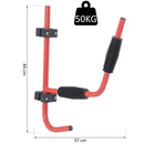 Gancio da Parete per Canoa Kayak 50 kg  SupUp Rosso
