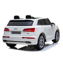 Macchina Elettrica per Bambini 2 Posti 12V Mp4 con Licenza Audi Q5 Quattro Bianca