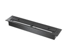 Camino a Bioetanolo da Pavimento 72,5x100x37,5 cm Incyrcle Stand Bianco con Vetro
