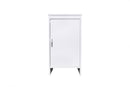 Mobile Lavanderia da Esterno 46,5x49x84 cm in PVC Bianco Seconda Scelta