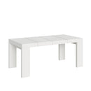 Tavolo Allungabile 90/246x90x77 cm Roxell Premium Bianco Frassino