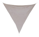 Tenda Vela Ombreggiante Triangolare 5x5x5m in Poliestere Tortora