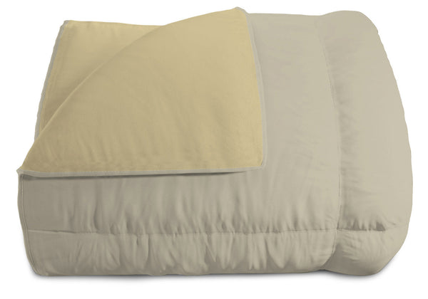 Trapunta Invernale Double Face 300gr in Microfibra Tortora\/Panna Varie Misure online