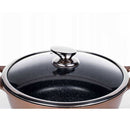 Batteria di Pentole 14 Pezzi in Pietra Lavica Antiaderente Induzione