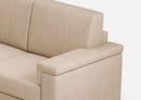 Divano 2 Posti 148x85x85 cm Marrak in Tessuto Beige