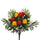 Set 2 Bouquet Artificiale di Rose in Boccio Altezza 48 cm Rosso
