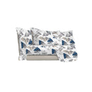 Set Lenzuola Sopra Sotto e Federe in Microfibra Urban Blu Varie Misure