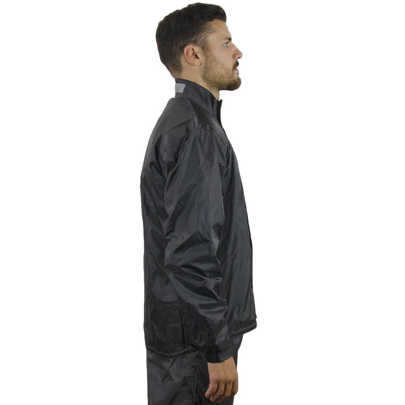 Set Antipioggia Mini Pantalone Giacca per Moto Scooter T.J. Marvin E66 Nero