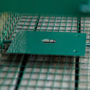 Gabbia Trappola per Animali Vivi Piccoli con Doppia Porta e Maniglia 60x18x20cm Verde Scuro