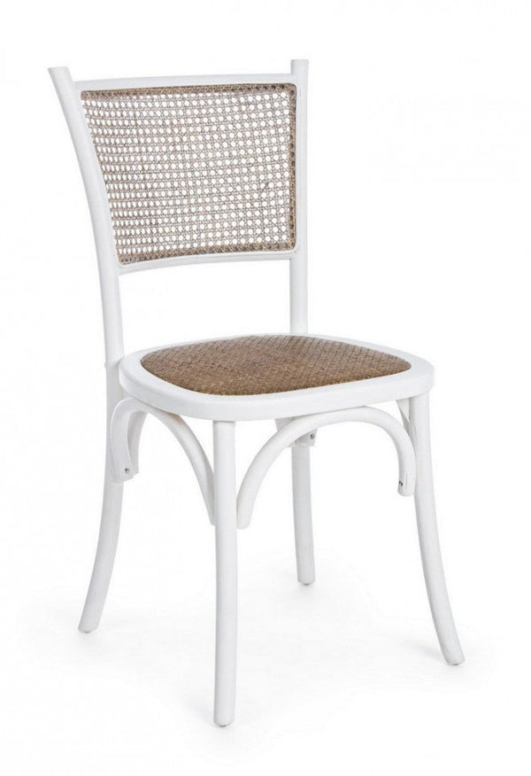 Sedia Carrel Bianco in Legno online