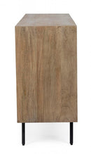 Credenza 2 Ante 3 Cassetti 160x40x83,2 cm in Legno Marrone