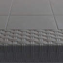 Tavolo Dallas 80x80x74 h cm in Wicker Taupe