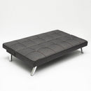 Divano Letto 175x83x74 cm in Tessuto Grigio Scuro